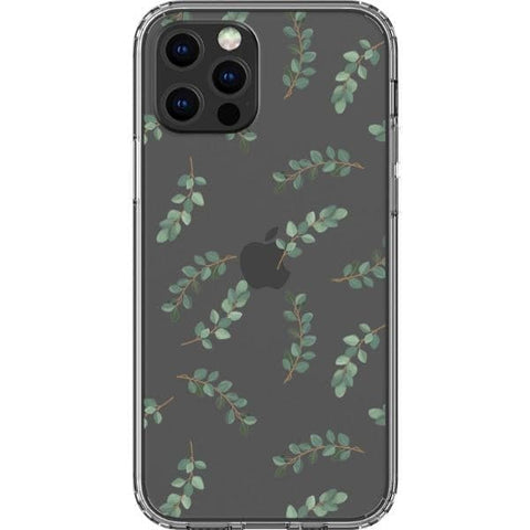Minimal Eucalyptus Branches Clear Phone Case for your iPhone 13 Pro exclusively at The Urban Flair