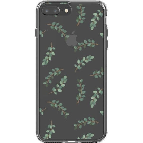Minimal Eucalyptus Branches Clear Phone Case for your iPhone 7 Plus/8 Plus exclusively at The Urban Flair