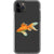 iPhone 11 Pro Minimal Goldfish Clear Phone Case - The Urban Flair