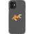 iPhone 12 Mini Minimal Goldfish Clear Phone Case - The Urban Flair