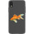iPhone XR Minimal Goldfish Clear Phone Case - The Urban Flair
