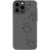 Minimal Line Art Faces Clear Phone Case iPhone 13 Pro Max Black exclusively offered by The Urban Flair