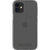 Minimal Moon Phase Clear Phone Case iPhone 12 Mini Black Outline exclusively offered by The Urban Flair