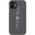 iPhone 12 Minimal Moon Phases Clear Phone Case - The Urban Flair