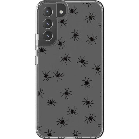 Minimal Spiders Clear Phone Case Galaxy S22 Plus exclusively offered by The Urban Flair