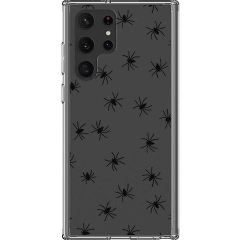 Minimal Spiders Clear Phone Case Galaxy S22 Ultra exclusively offered by The Urban Flair