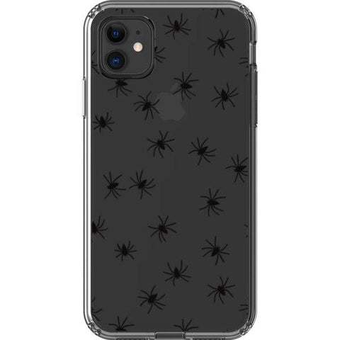 Minimal Spiders Clear Phone Case iPhone 11 exclusively offered by The Urban Flair