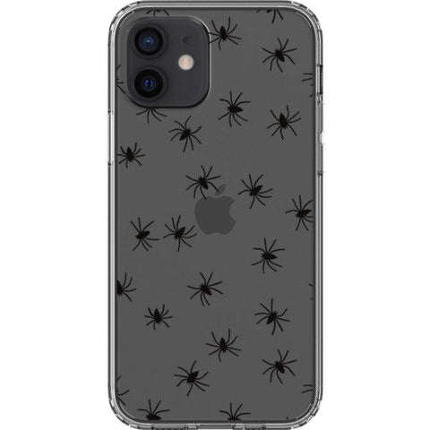 Minimal Spiders Clear Phone Case iPhone 12 exclusively offered by The Urban Flair