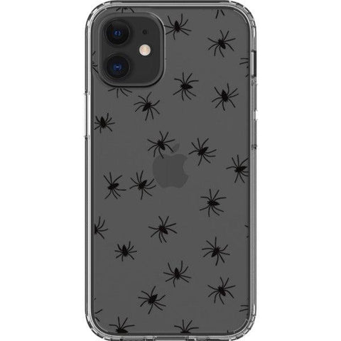 Minimal Spiders Clear Phone Case iPhone 12 Mini exclusively offered by The Urban Flair