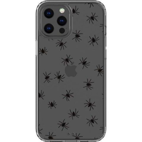 Minimal Spiders Clear Phone Case iPhone 12 Pro Max exclusively offered by The Urban Flair