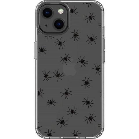 Minimal Spiders Clear Phone Case iPhone 13 exclusively offered by The Urban Flair