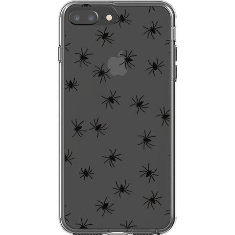 Minimal Spiders Clear Phone Case iPhone 7 Plus/8 Plus exclusively offered by The Urban Flair