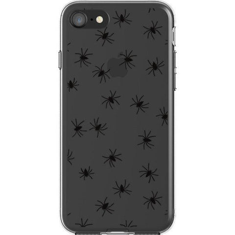 Minimal Spiders Clear Phone Case iPhone 7/8 exclusively offered by The Urban Flair