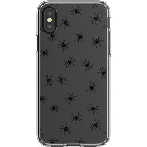 Minimal Spiders Clear Phone Case iPhone X/XS exclusively offered by The Urban Flair