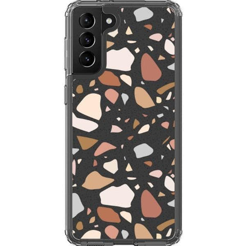 Galaxy S21 Plus Minimal Terrazzo Clear Phone Case - The Urban Flair
