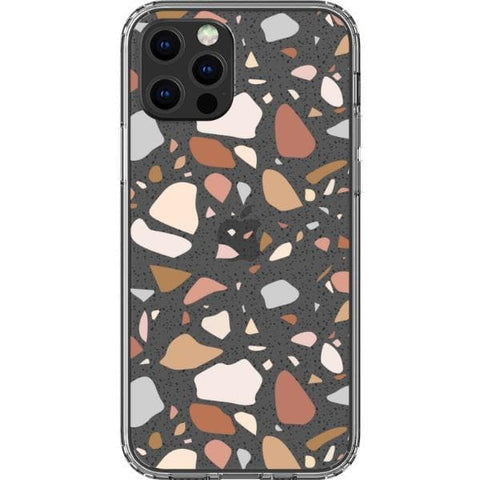 iPhone 13 Pro Minimal Terrazzo Clear Phone Case - The Urban Flair
