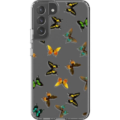 Minimalist Butterfly Clear Phone Case Galaxy S22 Plus exclusively offered by The Urban Flair