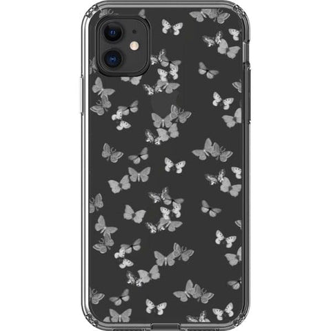 iPhone 11 Minimalist Butterfly Clear Phone Case - The Urban Flair