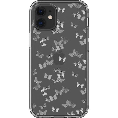 iPhone 12 Mini Minimalist Butterfly Clear Phone Case - The Urban Flair
