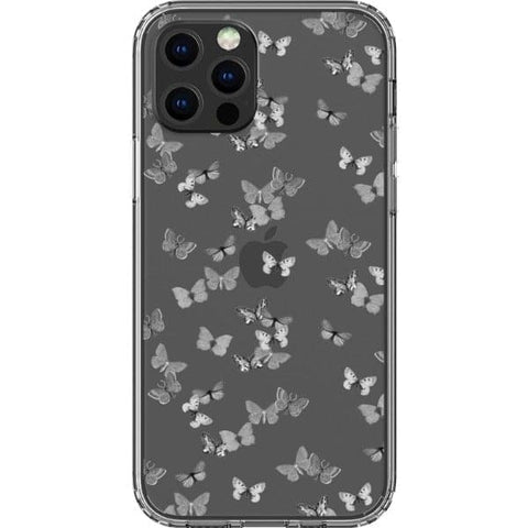 iPhone 12 Pro Minimalist Butterfly Clear Phone Case - The Urban Flair