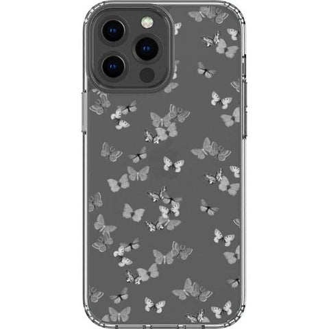 iPhone 13 Pro Max Minimalist Butterfly Clear Phone Case - The Urban Flair