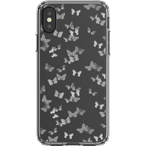 iPhone X/XS Minimalist Butterfly Clear Phone Case - The Urban Flair