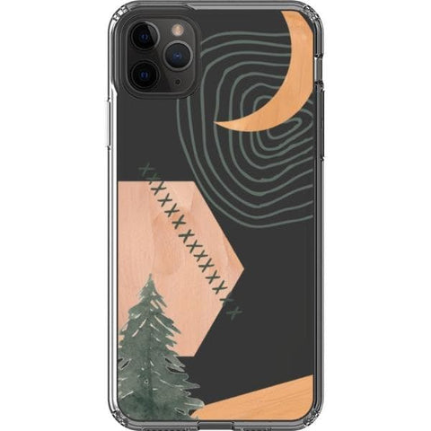 Modern Abstract Nature Collage Clear Phone Case for your iPhone 11 Pro Max exclusively at The Urban Flair