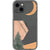 Modern Abstract Nature Collage Clear Phone Case for your iPhone 13 Mini exclusively at The Urban Flair