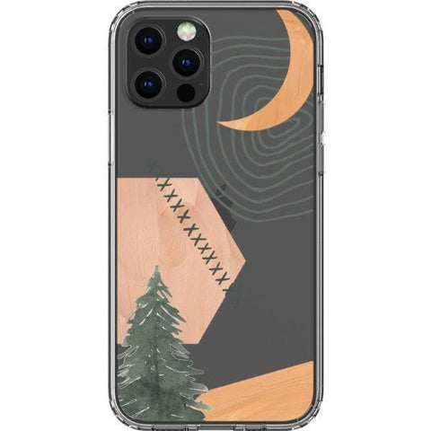 Modern Abstract Nature Collage Clear Phone Case for your iPhone 13 Pro exclusively at The Urban Flair