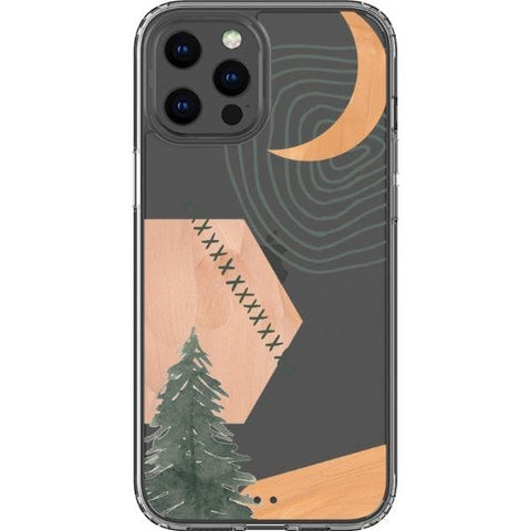 Modern Abstract Nature Collage Clear Phone Case for your iPhone 13 Pro Max exclusively at The Urban Flair