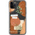 iPhone 11 Pro Modern Abstract Terracotta Collage Clear Phone Case - The Urban Flair