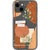 iPhone 13 Modern Abstract Terracotta Collage Clear Phone Case - The Urban Flair