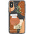iPhone X/XS Modern Abstract Terracotta Collage Clear Phone Case - The Urban Flair