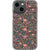 Modern Boho Flourish Clear Phone Case iPhone 13 Mini exclusively offered by The Urban Flair