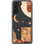Modern Moon Line Art Collage Clear Phone Case for your Galaxy S21 exclusively at The Urban Flair