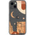 Modern Moon Line Art Collage Clear Phone Case for your iPhone 13 exclusively at The Urban Flair