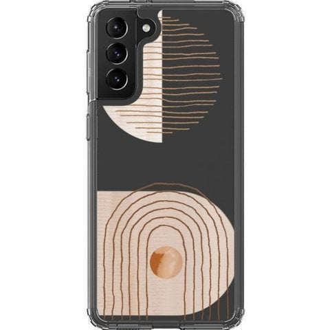 Galaxy S21 #1 Modern Nude Abstract Designs Clear Phone Cases - The Urban Flair
