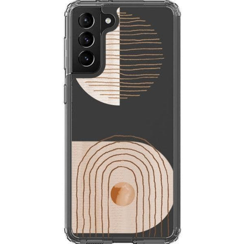 Galaxy S21 Plus #1 Modern Nude Abstract Designs Clear Phone Cases - The Urban Flair
