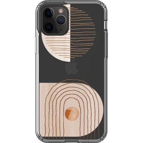 iPhone 11 Pro #1 Modern Nude Abstract Designs Clear Phone Cases - The Urban Flair