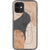 iPhone 12 Mini #4 Modern Nude Abstract Designs Clear Phone Cases - The Urban Flair