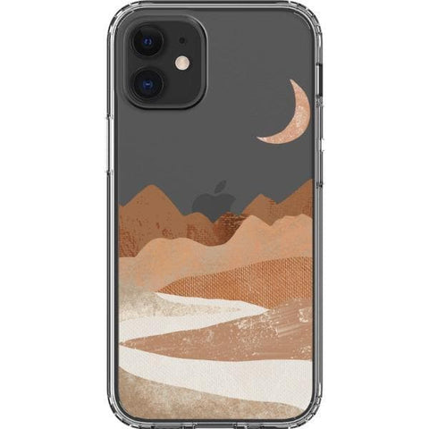 iPhone 12 Mini #5 Modern Nude Abstract Designs Clear Phone Cases - The Urban Flair