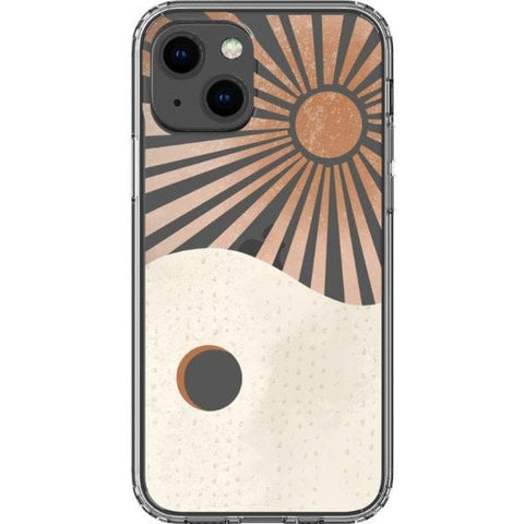iPhone 13 Mini #3 Modern Nude Abstract Designs Clear Phone Cases - The Urban Flair