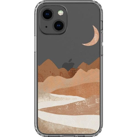 iPhone 13 Mini #5 Modern Nude Abstract Designs Clear Phone Cases - The Urban Flair