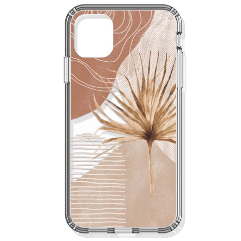 Aesthetic Nude Terracotta Modern Abstract Cases For iPhone 12 Mini 11 Pro Max XR XS X 7 8 Plus SE 2020 Boho Collage With Shapes Design Feat