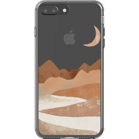 iPhone 7 Plus/8 Plus #5 Modern Nude Abstract Designs Clear Phone Cases - The Urban Flair