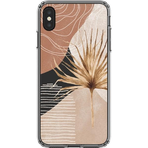 iPhone XS Max #2 Modern Nude Abstract Designs Clear Phone Cases - The Urban Flair