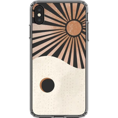 iPhone XS Max #3 Modern Nude Abstract Designs Clear Phone Cases - The Urban Flair