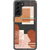 Galaxy S21 Modern Rose Rust Shapes Clear Phone Case - The Urban Flair