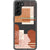 Galaxy S21 Plus Modern Rose Rust Shapes Clear Phone Case - The Urban Flair