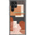Modern Rose Rust Shapes Clear Phone Case Galaxy S22 Ultra exclusively offered by The Urban Flair